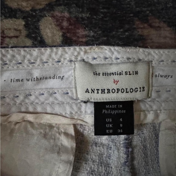 Anthropologie Essential Slim Trousers size 4 - Picture 3 of 8